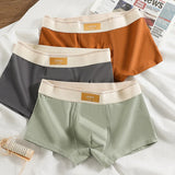 New Fashion Men's Briefs Cotton Breathable Underpants Sexy Comfortable For Men Solid Color Men Underpants