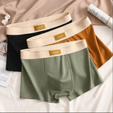 New Fashion Men's Briefs Cotton Breathable Underpants Sexy Comfortable For Men Solid Color Men Underpants